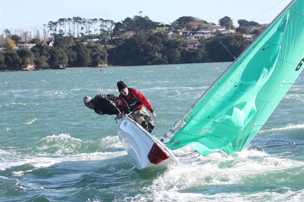 Sudden gust on the startline - NZ Open Teams Racing Nationals photo copyright Kirsty Short taken at  and featuring the  class