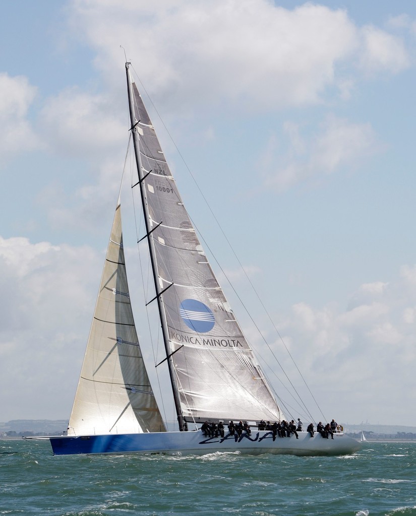 The Bakewell-White supermaxi, Zana, 2008 JP Morgan Round the Island Race © onEdition http://www.onEdition.com