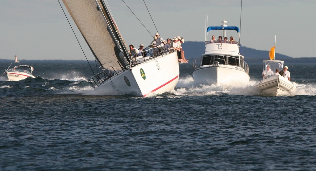 Rosebud with escort - Rolex Sydney Hobart Yacht Race photo copyright Crosbie Lorimer http://www.crosbielorimer.com taken at  and featuring the  class