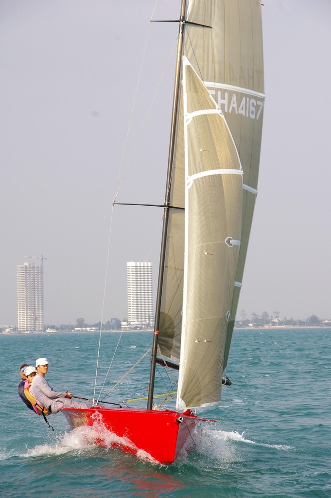 Shaw 650 sportsboat racing in Singapore. Shaw650.com is the latest sponsor of the Heaven Can Wait charity yacht race. photo copyright Sail-World.com /AUS http://www.sail-world.com taken at  and featuring the  class