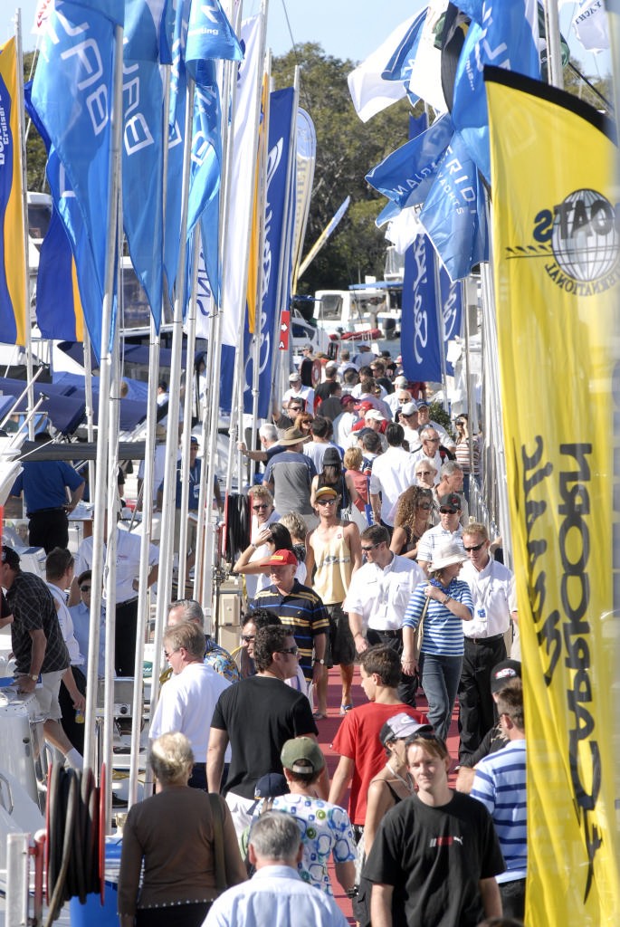 Show walkways photo copyright Sanctuary Cove International Boat Show http://www.sanctuarycoveboatshow.com.au/ taken at  and featuring the  class
