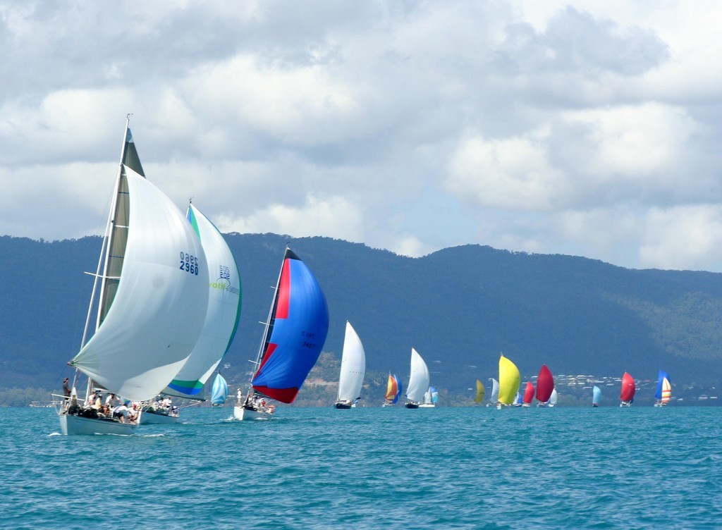 Spinnakers. Day 6 Meridien Marinas Airlie Beach Race Week 2009 photo copyright Sail-World.com /AUS http://www.sail-world.com taken at  and featuring the  class