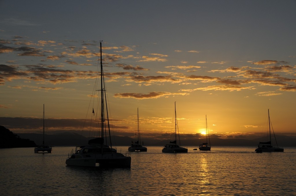 Sunset at Shaw Island - Photo by Allan Whiting - Whitsunday Rally photo copyright SW taken at  and featuring the  class