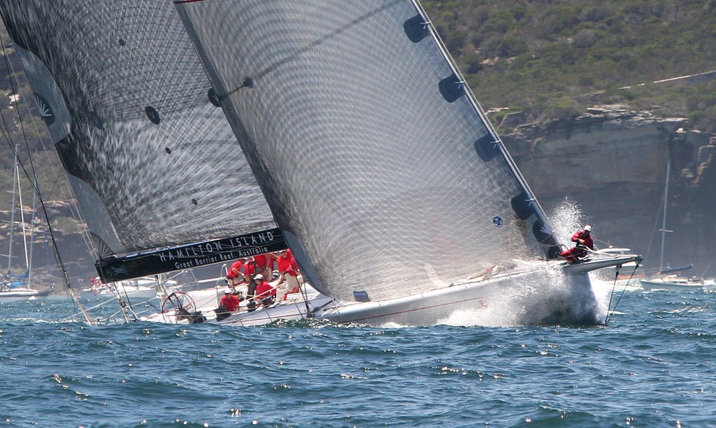 Wild Oats XI heads to the seward mark - Rolex Sydney Hobart Yacht Race photo copyright Crosbie Lorimer http://www.crosbielorimer.com taken at  and featuring the  class