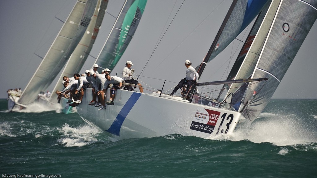 Final day of the Cagliari, Sardinia round of the 2009 Audi MedCup photo copyright Juerg Kaufmann go4image.com http://www.go4image.com taken at  and featuring the  class
