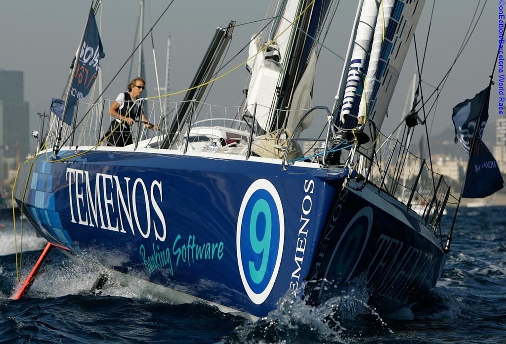 Dominique Wavre (SUI) and Michele Paret (FRA) aboard Temenos II - Barcelona World Race photo copyright onEdition http://www.onEdition.com taken at  and featuring the  class