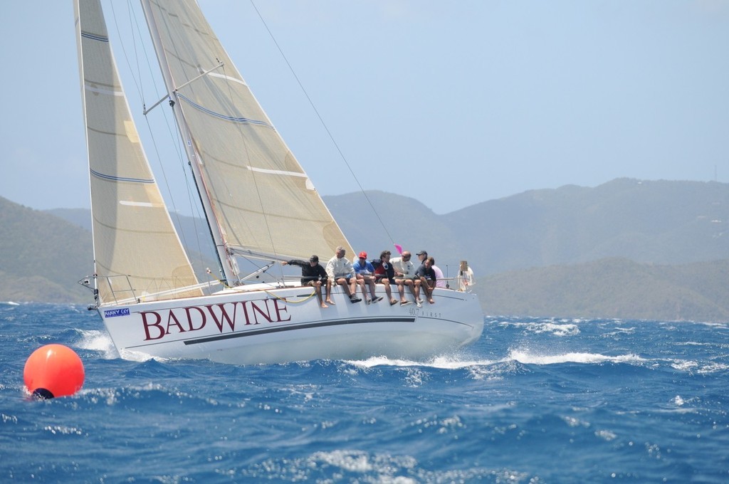 BadWine at the BVI Spring Regatta & Sailing Festival photo copyright Caribbean Racing http://www.caribbeanracing.com taken at  and featuring the  class