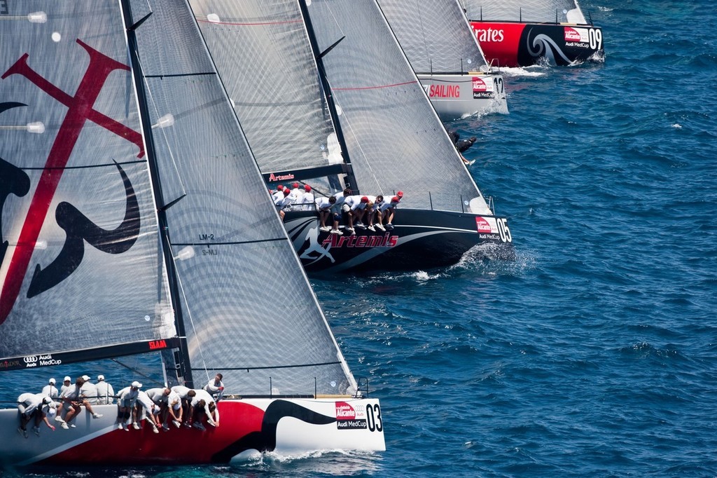 A tight start on the final day of the Audi MedCup, Alicante photo copyright Audi MedCup Circuit http://www.2008.medcup.org taken at  and featuring the  class