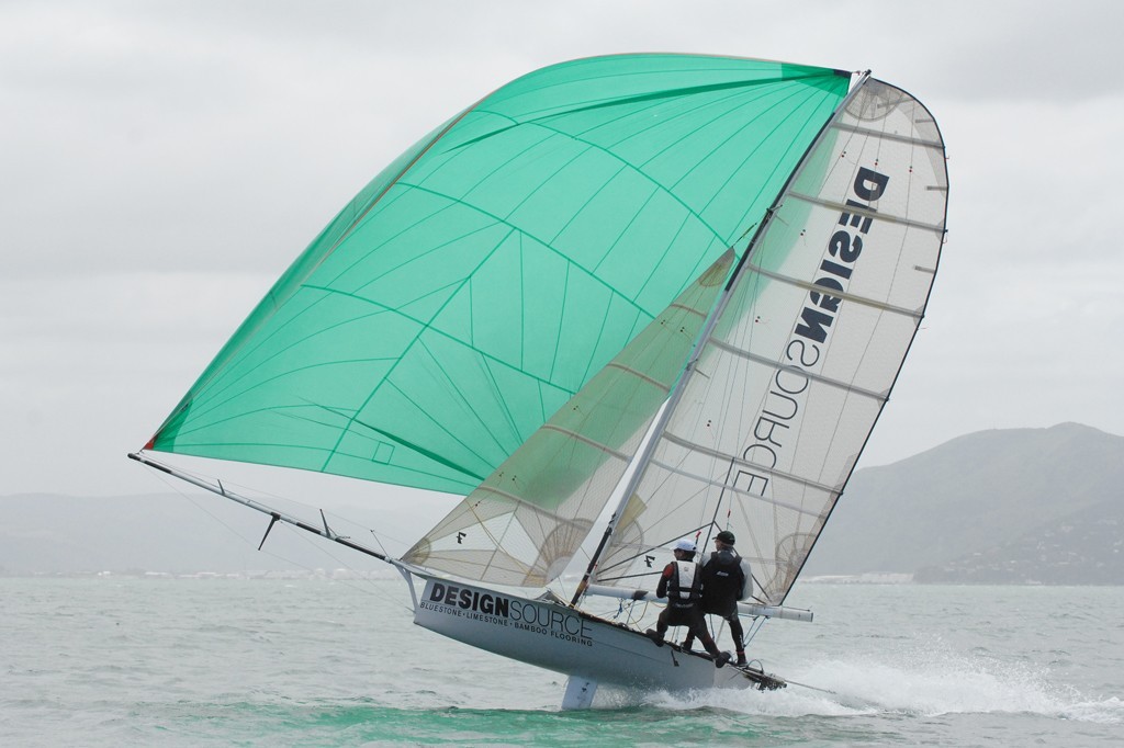 Design Source (GBR) Race 7, 12ft Interdominion Championships, Worser Bay photo copyright Garrick Cameron http://www.studio5.co.nz/ taken at  and featuring the  class