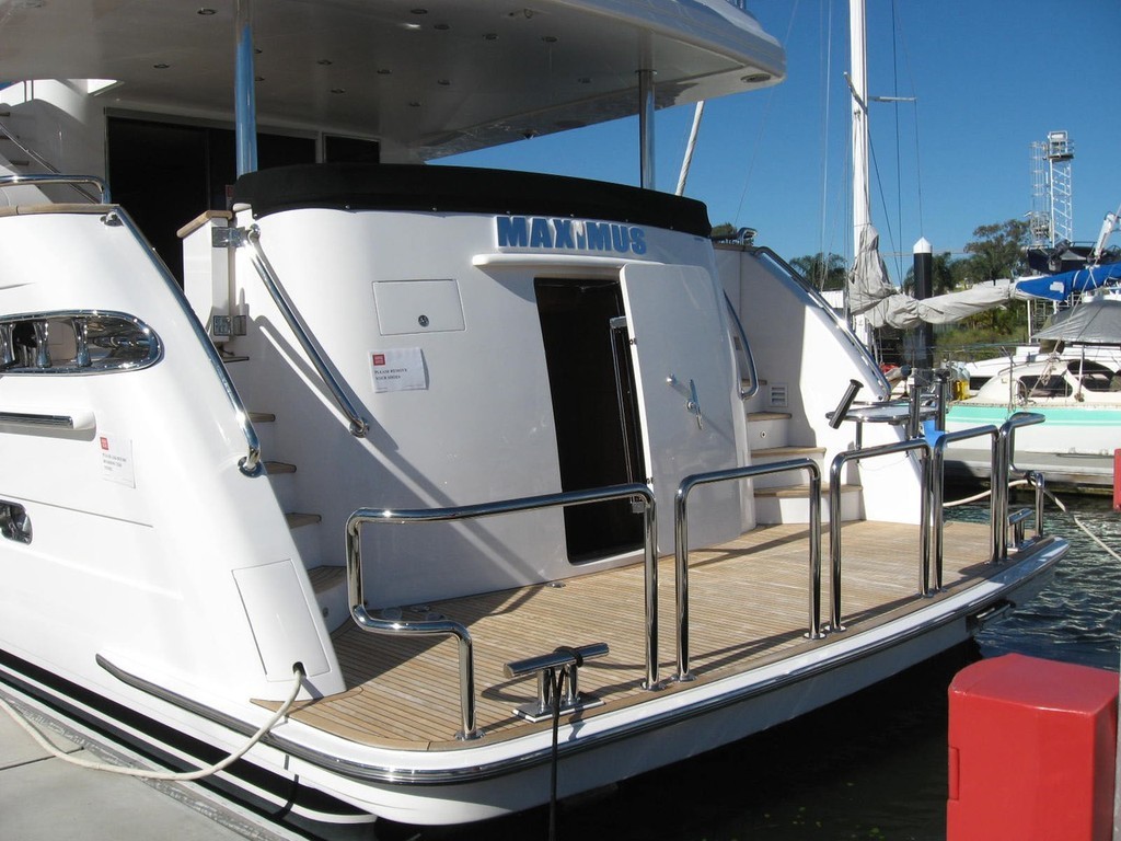 Horizon 98 stern quarter © Marine Auctions and Valuations . http://www.marineauctions.com.au