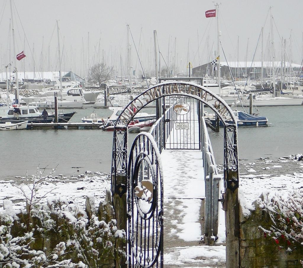 Snow at Raymarine Warsash Spring Series. Will this be the welcome from the sailors, that awaits the ISAF Councillors on their return home in May? photo copyright  SW taken at  and featuring the  class