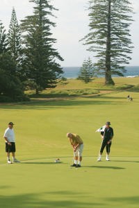 Norfolk's lovely Pacific-fringed golf course photo copyright Norfolk Island Tourism taken at  and featuring the  class