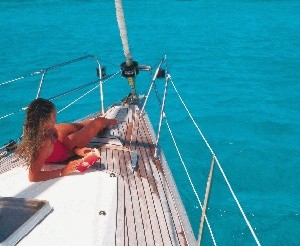 Relaxing in the Whitsundays - Sunsail photo copyright Sunsail www.sunsail.com.au taken at  and featuring the  class