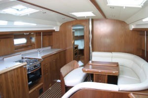 Sun Odyssey 45 Interior photo copyright Media Services taken at  and featuring the  class