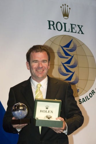 Mike Sanderson, NZL, male winner - ISAF Rolex World Sailor of the Year 2006  ©  Rolex / Carlo Borlenghi http://www.carloborlenghi.net