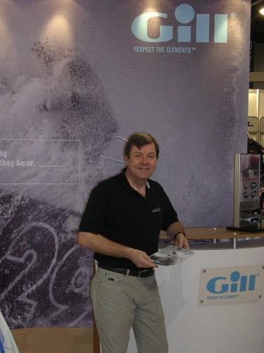 Nick Gill at the London Boat Show 2006 © Gill Marine