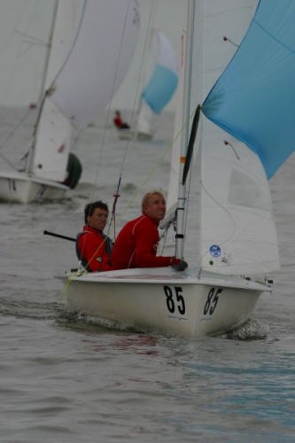 Conditions at Medemblik were generally light and very cold, except for the opening and close days of the event. © Thom Thouw/Holland Regatta http://www.thomtouw.com