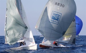 Thats gonna hurt - 505 Worlds photo copyright Vincenzo Baglione http://www.albaria.com/ taken at  and featuring the  class