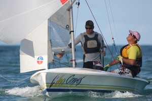 Paul Mitchell and Ryan Johnson from the Whitsundays sailing a 505. - Zhik Mission Beach Regatta photo copyright Tom Orr taken at  and featuring the  class