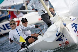 Nicky Souter and her crew in action during Harken Women's International Match Racing Regatta photo copyright  Andrea Francolini Photography http://www.afrancolini.com/ taken at  and featuring the  class