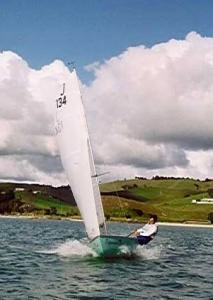 Roger Hall defended his Ronstan National Jolly Boat championship. photo copyright www.jollyboat.co.nz taken at  and featuring the  class