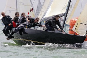 GBR9999T, on Day 1 of the 2009 Coutts Quarter Ton Cup being sailed at Cowes, Isle of Wight photo copyright Paul Wyeth / www.pwpictures.com http://www.pwpictures.com taken at  and featuring the  class