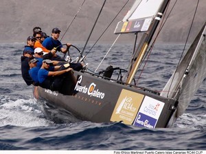 Puerto Calero Islas Canarias RC 44 Cup photo copyright Nico Martinez / RC 44 Class Association http://www.rc44.com taken at  and featuring the  class