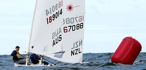 Jan_Scholten. Laser World Masters. Terrigal, Australia Image by Craig Coulton. Copyright C & C Images. photo copyright  SW taken at  and featuring the  class