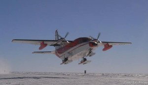 CASA-212 ’Ginger’ taking off from the AGAP N skiway. Photo: Eric Philips photo copyright  Australian Antarctic Division 2008 Kingston Tasmania 7050 http://www.aad.gov.au/ taken at  and featuring the  class