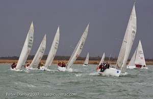 Garmin Hamble Winter Series, Day 5 photo copyright Peter Danby http://www.peterdanby.com taken at  and featuring the  class