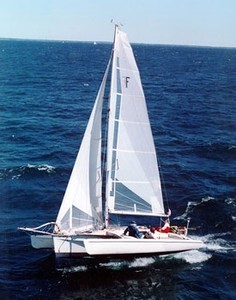 Arctic solo sail trimaran photo copyright SW taken at  and featuring the  class