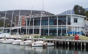 Royal Yacht Club of Tasmania, venue of B14 World Championships photo copyright Richard Fisher taken at  and featuring the  class