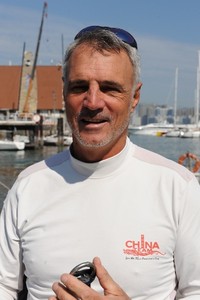 Thierry Barot, Skipper of China Team - Extreme 40 Sailing Series - Asia photo copyright Extreme Sailing Series - Asia http://www.extremesailingseriesasia.com/ taken at  and featuring the  class