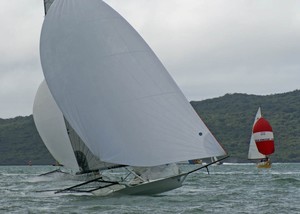18fters ANZAC Regatta - 26 April - Race 3 photo copyright Richard Gladwell www.photosport.co.nz taken at  and featuring the  class