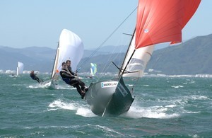12ft Skiff Interdominion, Day 3, Worser Bay, Wellington photo copyright Garrick Cameron http://www.studio5.co.nz/ taken at  and featuring the  class