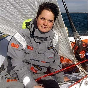 Ellen MacArthur in full gear photo copyright SW taken at  and featuring the  class