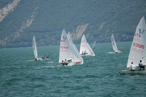 Frankie Lardes and Finn Drummond 2009 420 Worlds - Lake Garda Italy photo copyright James Munro www.420sailing.org.nz taken at  and featuring the  class