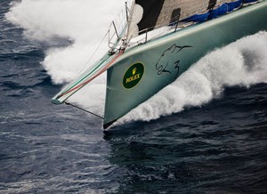 ICAP LEOPARD still in the lead Sunday night - Rolex Middle Sea Race photo copyright  Rolex/ Kurt Arrigo http://www.regattanews.com taken at  and featuring the  class