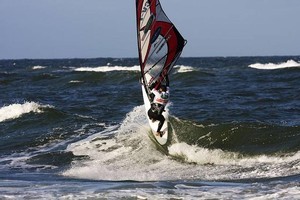Josh Angulo tests out a prototype - Sylt 2008 photo copyright  John Carter / PWA http://www.pwaworldtour.com taken at  and featuring the  class