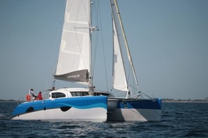 Outremer 49 bow view photo copyright SW taken at  and featuring the  class