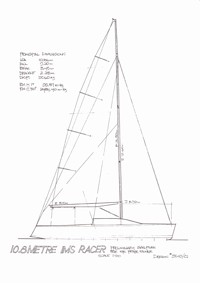 Foundation 36 Sail Plan photo copyright SW taken at  and featuring the  class
