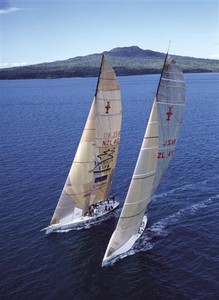 Prince William NZL 40 & 41 Infront of Rangitoto Island.JPG photo copyright SW taken at  and featuring the  class