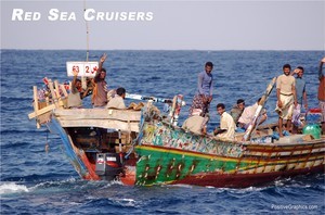 Red Sea Fishermen in dhow photo copyright SW taken at  and featuring the  class