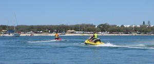 Some jetskiers DO observe the speed limits photo copyright BW Media taken at  and featuring the  class
