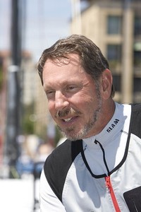 BMW Oracle Racing - Larry Ellison helmsman ``USA 17``. photo copyright BMW Oracle Racing Photo Gilles Martin-Raget http://www.bmworacleracing.com taken at  and featuring the  class
