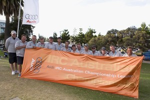 QUEST winner (team shown in picture), first place equal with THE PHILOSOPHER&rsquo;s CLUB  during the first leg of the Audi IRC Australian Championship - Skandia Geelong Week photo copyright  Andrea Francolini Photography http://www.afrancolini.com/ taken at  and featuring the  class