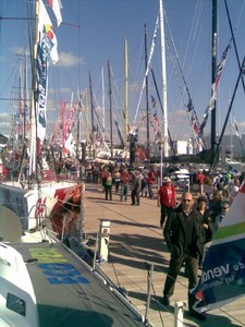 Vendee Globe Village photo copyright Mike Golding Yacht Racing http://www.mikegolding.com taken at  and featuring the  class