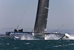 l&rsquo;Hydroptere photo copyright SW taken at  and featuring the  class