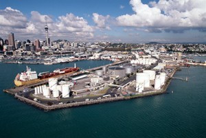 The Tank Farm and Viaduct Harbour area, at present, looking south east photo copyright Sea+City www.seacity.co.nz taken at  and featuring the  class
