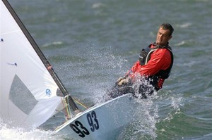 Karl Purdie, OK Dinghy Nationals Champion, Wellington, New Zealand February, 2010 photo copyright Chris Coad Photography http://www.chriscoad.co.nz/ taken at  and featuring the  class